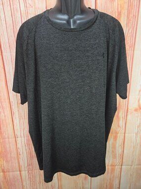Under Armour Mens HeatGear Loose Fit Charcoal Tech Tshirt 3XL